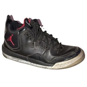 Jordan Sneaker Youth Size 5.5 Black Courtside 23 Lace Up Shoes AR1000-023